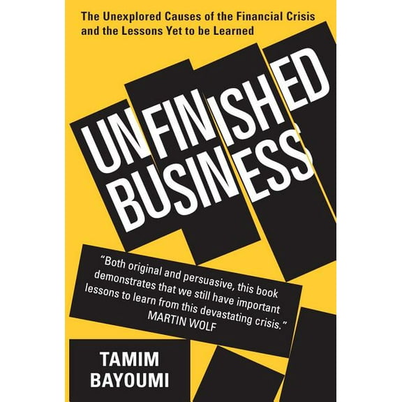 Unfinished Business : The Unexplored Causes of the Financial Crisis and the Lessons Yet to be Learned (Hardcover)