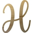 thumbnail image 1 of Unfinished Cheap Wood Letter H, Craft 10'' tall Wooden Alphabet Letters, 1 of 3