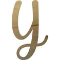thumbnail image 1 of Unfinished Cheap Wood Letter Y, Craft 10'' tall Wooden Alphabet Letters, 1 of 3