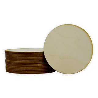 Wood Round Circles Crafts Piece Slices Wooden Disc Diy Decor Blank Cutout  Chips Supplies Pieces Natural