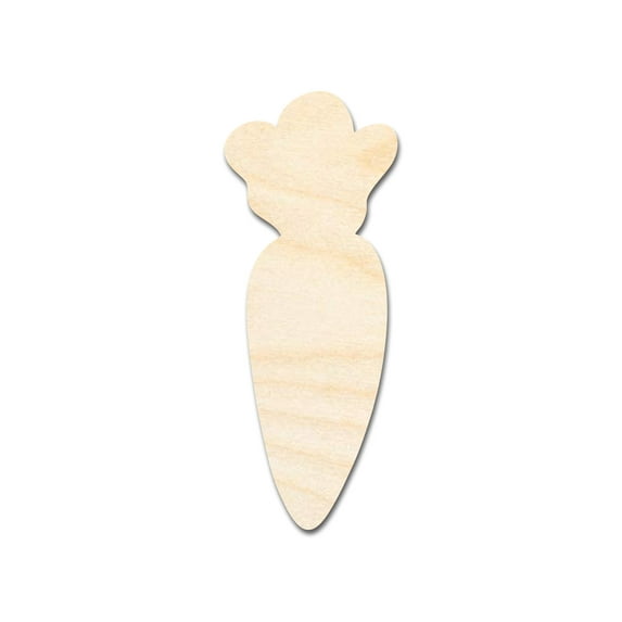 Unfinished Cute Carrot Shape 8" / 1/2"