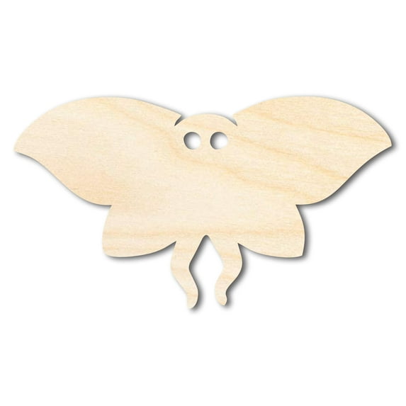 Unfinished Cute Mothman Shape 3" / 1/4"