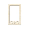 thumbnail image 1 of Unfinished Dad Frame Shape 18" / 3/4", 1 of 2