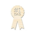 thumbnail image 1 of Unfinished Dad Ribbon Shape | DIY Craft Cutout 30" / 1/2", 1 of 2