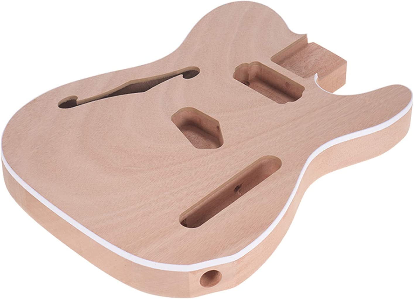 Unfinished Electric Guitar Body Blank Guitar Body Barrel DIY Mahogany