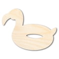thumbnail image 1 of Unfinished Flamingo Pool Float Shape | DIY Craft Cutout 6" / 1/8", 1 of 3