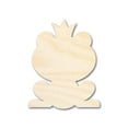 thumbnail image 1 of Unfinished Frog Prince Wood Cutout Shape 16" / 3/4", 1 of 3