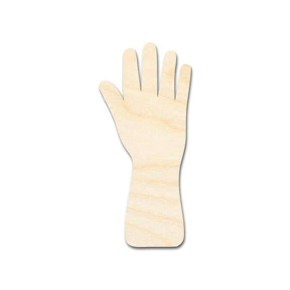 Unfinished Garden Glove Shape | DIY Craft Cutout 8" / 1/4"