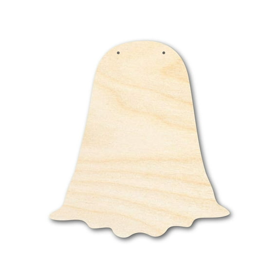 Unfinished Ghost Door Hanger | DIY Craft Cutout | Door Hanger 12" / 1/4"