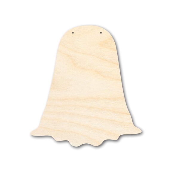 Unfinished Ghost Door Hanger | DIY Craft Cutout | Door Hanger 24" / 1/8"