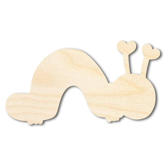Unfinished Heart Caterpillar Shape 20" / 1/4"