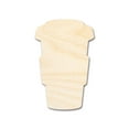 thumbnail image 1 of Unfinished Hot Coffee Shape | DIY Craft Cutout | up to 46" DIY 36" / 1/2", 1 of 3
