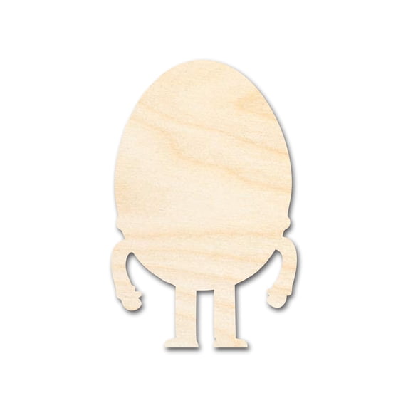 Unfinished Humpty Dumpty Wood Cutout Shape | DIY Craft Cutout 30" / 1/2"
