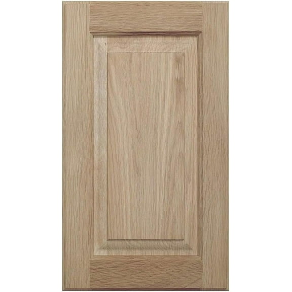 Unfinished Kitchen Cabinet Door Replacement | Raised Panel | Solid Wood | Ready to Paint or Stain | 12W x 18H