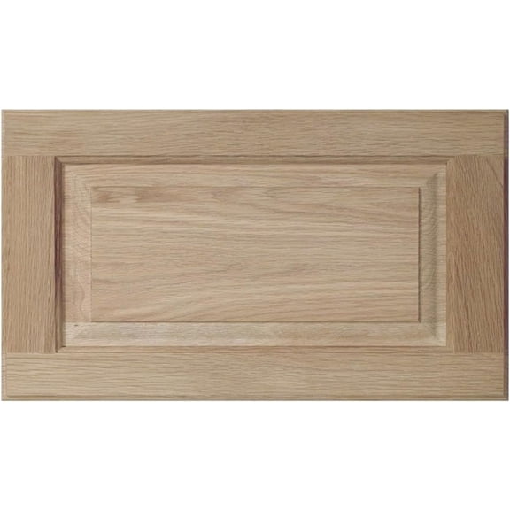 Unfinished Kitchen Cabinet Door Replacement | Raised Panel | Solid Wood | Ready to Paint or Stain | 14.5W x 14H