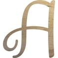 thumbnail image 1 of Unfinished Large Wood Letter A, Paintable Wall Hanging 22'' Tall Craft Letters, 1 of 3