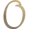 thumbnail image 1 of Unfinished Large Wood Letter O, Paintable Wall Hanging 22'' Tall Craft Letters, 1 of 3