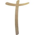 thumbnail image 1 of Unfinished Large Wood Letter T, Paintable Wall Hanging 12'' Tall Craft Letters, 1 of 5