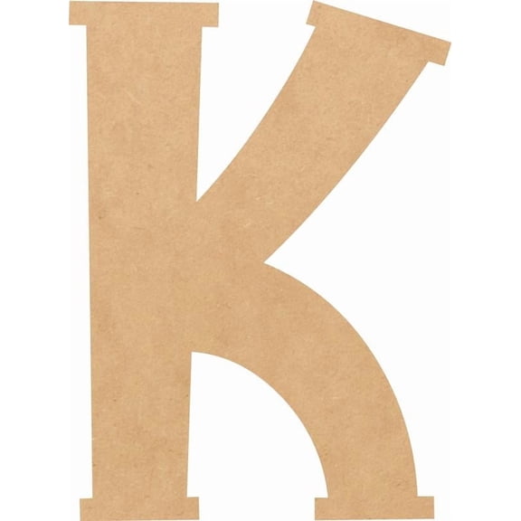 Unfinished MDF 14'' Tall Lemon Spark Letters DIY K, Paintable Craft