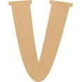 thumbnail image 1 of Unfinished MDF 22'' Tall Lemon Spark Letters DIY V, Paintable Craft, 1 of 5