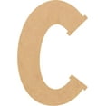 thumbnail image 1 of Unfinished MDF 3'' Tall Lemon Spark Letters DIY C, Paintable Craft, 1 of 3