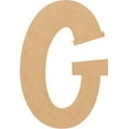thumbnail image 1 of Unfinished MDF 5'' Tall Lemon Spark Letters DIY G, Paintable Craft, 1 of 3