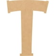 thumbnail image 1 of Unfinished MDF 8'' Tall Lemon Spark Letters DIY T, Paintable Craft, 1 of 3