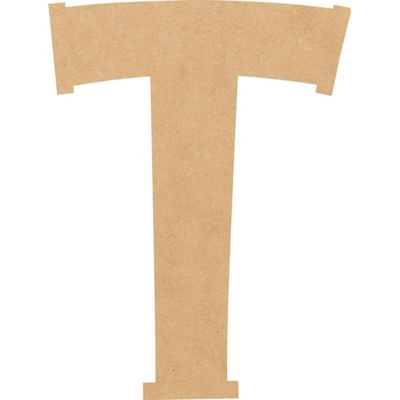 Unfinished MDF 8'' Tall Lemon Spark Letters DIY T, Paintable Craft