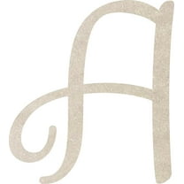 Unfinished MDF Letter A, Paintable 10'' Tall Small Wood Letter Love Is In The Air