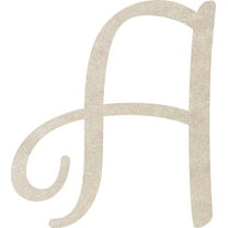 Unfinished MDF Letter A, Paintable 20'' Tall Small Wood Letter Love Is In The Air