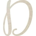 thumbnail image 1 of Unfinished MDF Letter D, Paintable 18'' Tall Small Wood Letter Love Is In The Air, 1 of 5