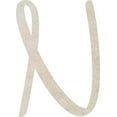 thumbnail image 1 of Unfinished MDF Letter N, Paintable 3'' Tall Small Wood Letter Love Is In The Air, 1 of 5