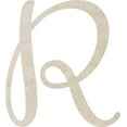 thumbnail image 1 of Unfinished MDF Letter R, Paintable 20'' Tall Small Wood Letter Love Is In The Air, 1 of 5
