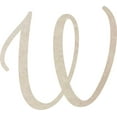 thumbnail image 1 of Unfinished MDF Letter W, Paintable 22'' Tall Small Wood Letter Love Is In The Air, 1 of 5