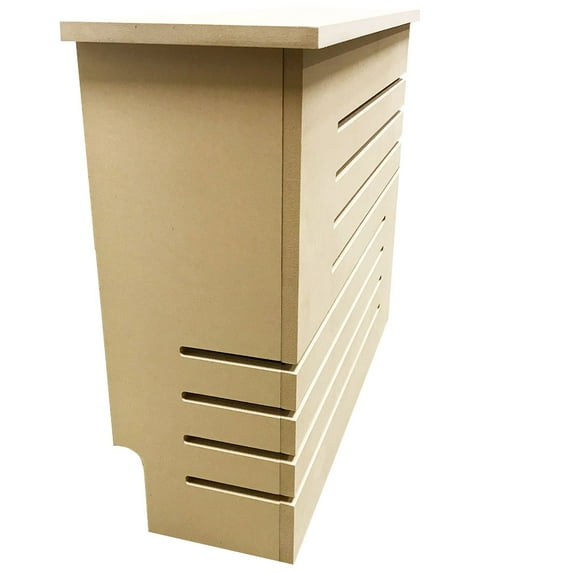 Unfinished MDF Radiator Cover Heating Cabinet - Custom Made - 26 Inches Tall x 24 Inches Wide x 7 Inches Depth - MD4