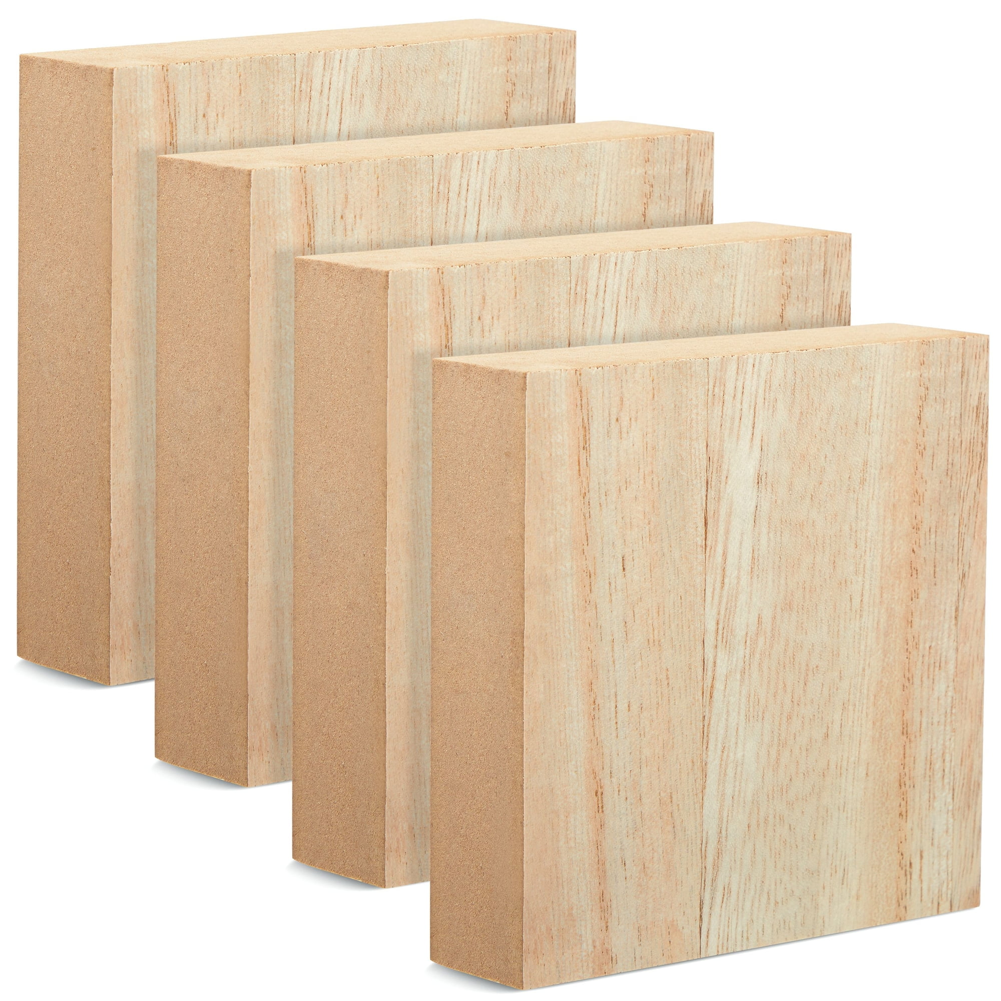 Unfinished Wood Blocks for Crafts, 1 Inch Thick MDF Squares (4x4 in, 4  Pack), PACK - Fred Meyer