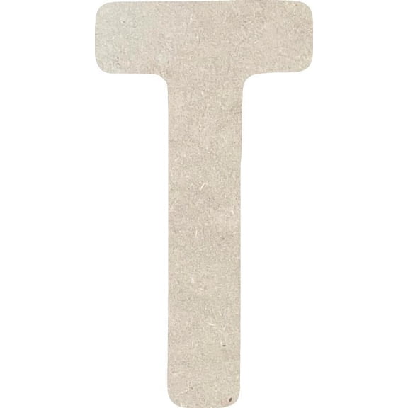Awesome Life Craft Unfinished MDF Wood Letter T 5'' Tall, Custom Cut, Nursery