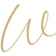 thumbnail image 1 of Unfinished MDF Wood Letter W, Craft 7'' Tall Home Décor, Bellany, 1 of 3