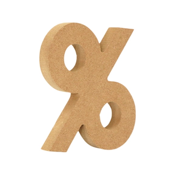 Large Unfinished Wooden Alphabet Letters for Home Wall and Craft Sign Board Design