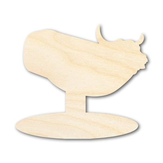 Unfinished Mechanical Bull Shape 30" / 3/4"