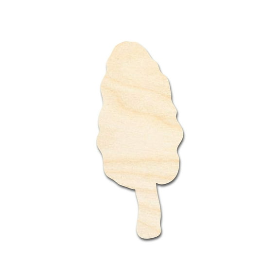 Unfinished Morel Mushroom Shape 4" / 1/8"