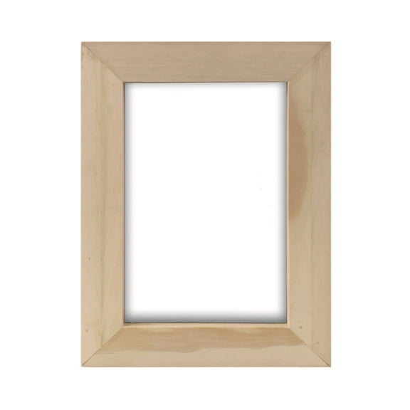 Unfinished Photo Frame for 4x6 Inch Photos Picture Frame for Crafts Tabletop Standing Wall Frame