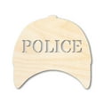 thumbnail image 1 of Unfinished Police Cap Shape | DIY Craft Cutout 24" / 3/4", 1 of 3