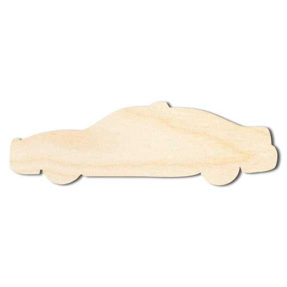 Unfinished Police Car Shape 5" / 1/2"