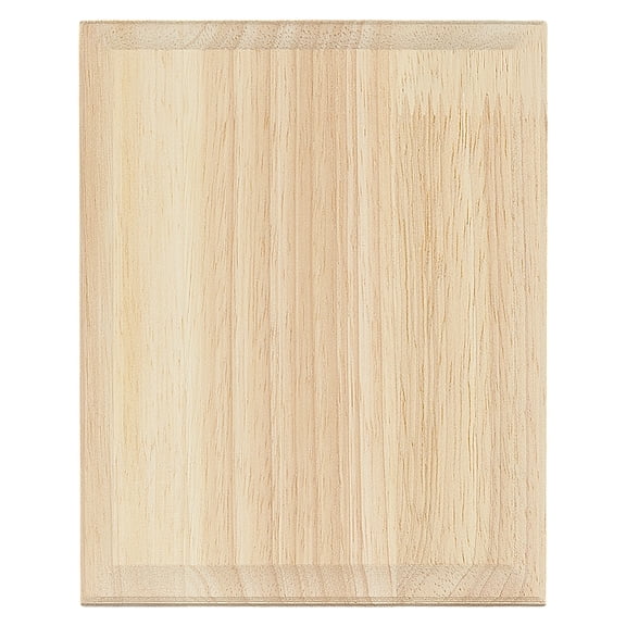 Unfinished Rubber Wood Timber Board Rectangle 155x125x16.5mm for DIY