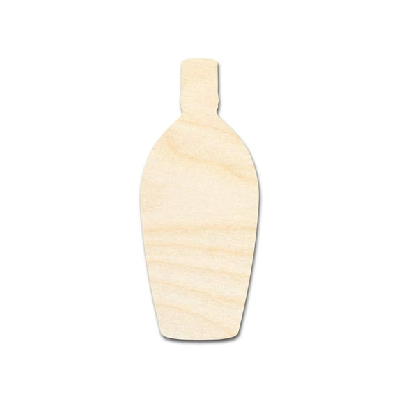 Unfinished Rum Bottle Shape | DIY Craft Cutout 18" / 3/4"