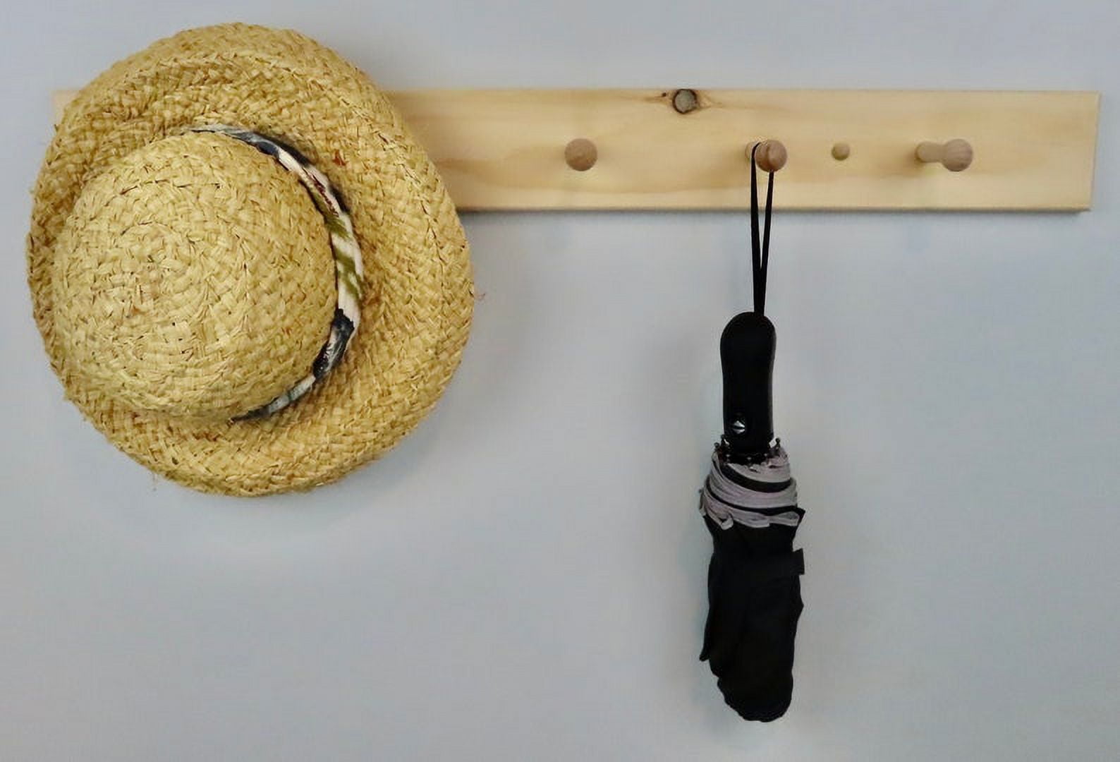 Shaker Wall Hat Rack Unfinished Shaker Peg Coat Hat Rack 30