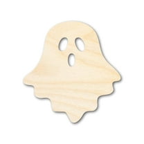 Unfinished Sheet Ghost Shape | Halloween Craft Cutout | up to 46" DIY 5" / 1/4"