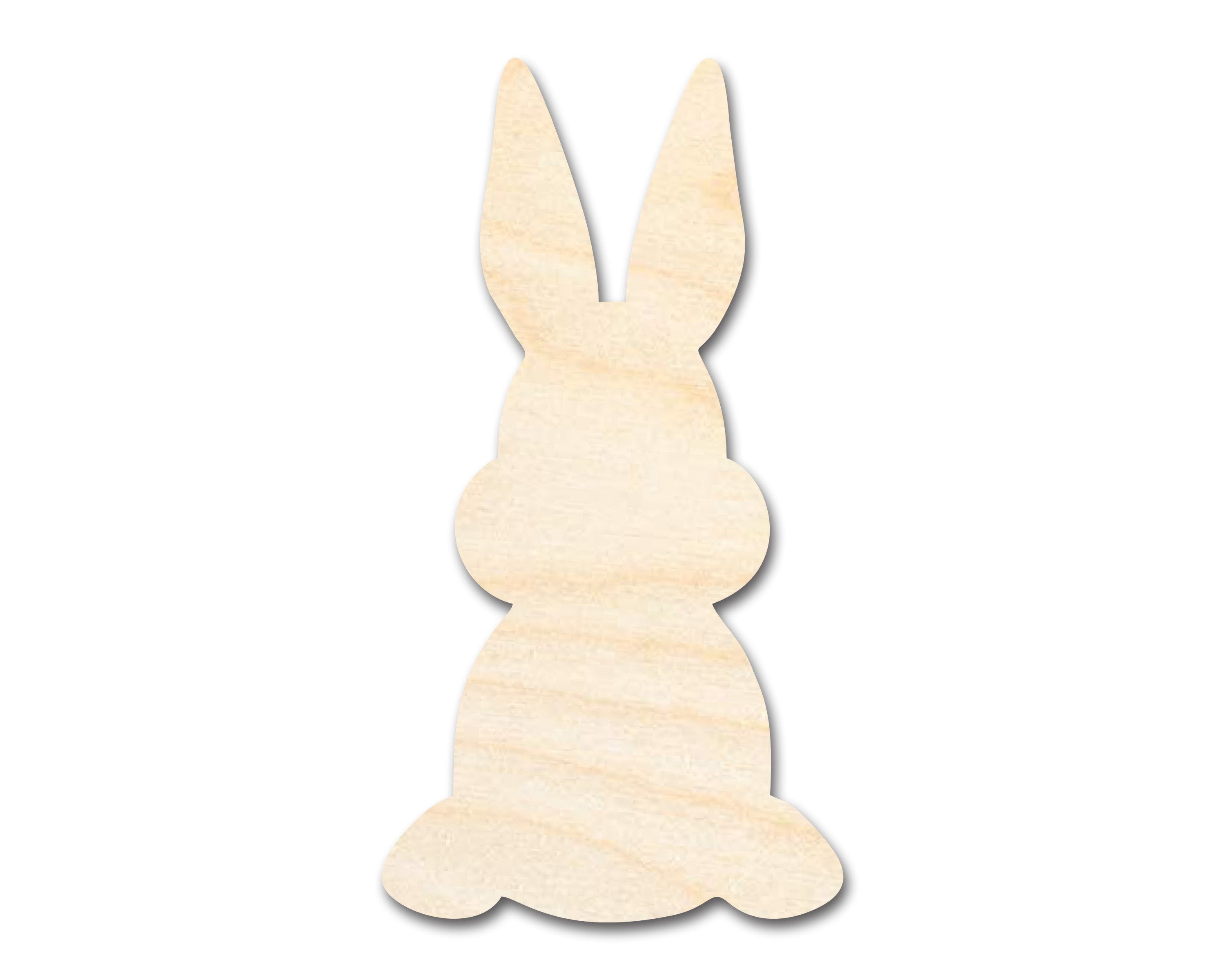Bigger Better | Unfinished Sitting Bunny Shape | DIY Craft Cutout 36