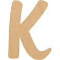 thumbnail image 1 of Unfinished Small Wood 18'' Tall Muthike Letters DIY K, Paintable Craft, 1 of 5